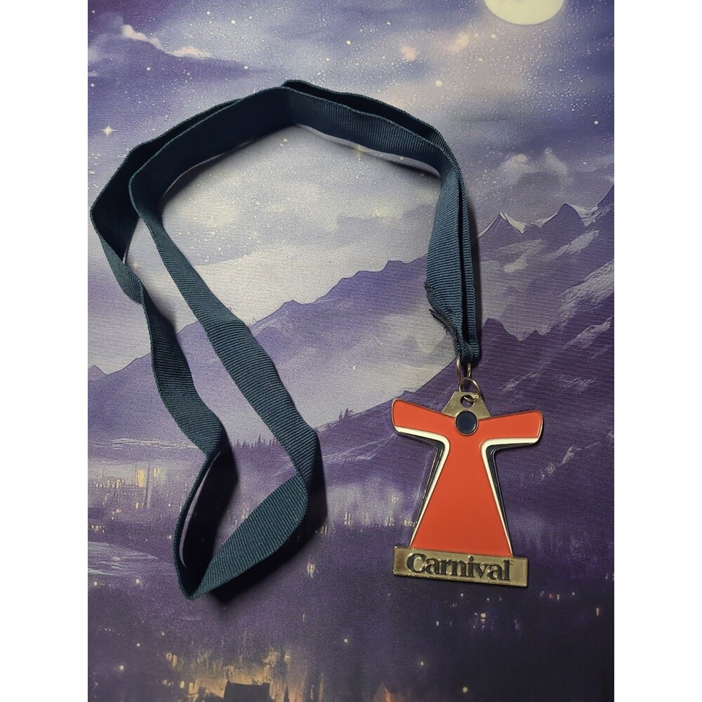 Carnival Cruise Line Collectable Medal with Lanyard - Official Souvenir